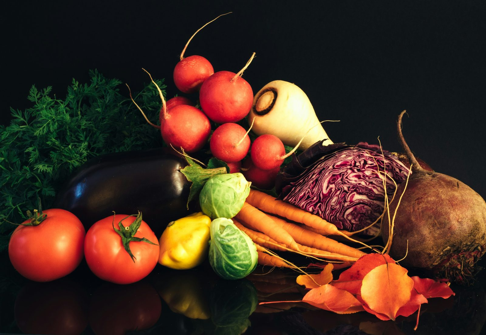Fresh vegetables still life